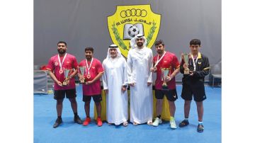 شباب الأهلي بطلاً.. والشارقة وصيفاً لبطولة الدولة لفردي رجال الطاولة