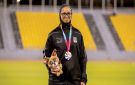 الحوسني ترمي القرص وتطير بالذهب الخليجي - ae