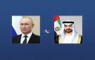 رئيس الدولة يتلقى اتصالا هاتفيا من الرئيس الروسي - ae