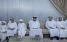 أحمد بن محمد يقدم واجب العزاء في وفاة حاضر جمعه المهيري - ae