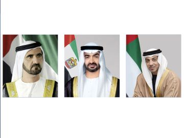 رئيس الدولة ونائباه يهنئون ملك الدنمارك بذكرى اليوم الوطني لبلاده