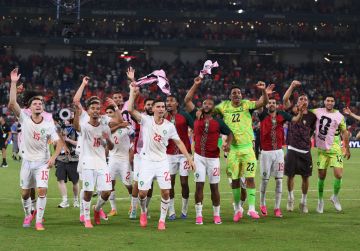 الشيخ محمد بن راشد يعلق على تأهل المغرب إلى دور الـ16 من كأس العالم: إبهار عربي الشيخ محمد بن راشد يعلق على تأهل المغرب إلى دور الـ16 من كأس العالم: إبهار عربي