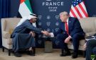 ترامب يمازح الرئيس الإماراتي: عندما تكون بهذا الثراء يمكنك التحدث بصوت منخفض (فيديو)