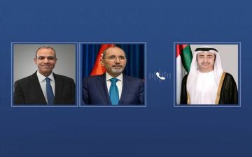 اتصالات بين عبدالله بن زايد ووزيري خارجية الأردن ومصر لبحث تطورات المنطقة