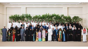 رئيس الدولة يستقبل الفائزين في ألعاب الماسترز أبوظبي 2026 رئيس الدولة يستقبل الفائزين في ألعاب الماسترز أبوظبي 2026