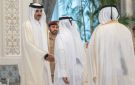 تميم بن حمد يتلقى اتصالات ووفود التعازي في وفاة الأمير الوالد