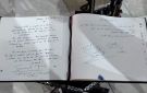 ماكرون يدون رسالة في المسجد الأموي بدمشق.. ماذا كتب فيها؟