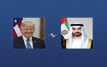 محمد بن زايد وترامب يبحثان تعزيز التعاون الإماراتي الأمريكي وتطورات الشرق الأوسط محمد بن زايد وترامب يبحثان تعزيز التعاون الإماراتي الأمريكي وتطورات الشرق الأوسط