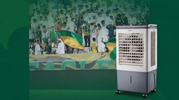 خورفكان يوفر وحدات تكييف لجماهيره في المدرجات