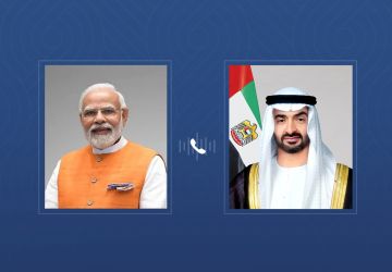 رئيس الدولة ورئيس وزراء الهند يبحثان هاتفيا علاقات البلدين والتطورات الإقليمية رئيس الدولة ورئيس وزراء الهند يبحثان هاتفيا علاقات البلدين والتطورات الإقليمية