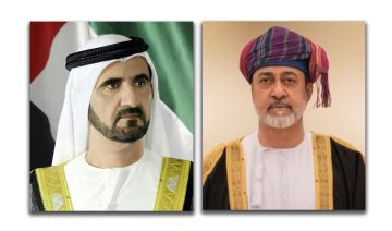 سلطان عمان يعزي محمد بن راشد في وفاة أحمد بن راشد آل مكتوم سلطان عمان يعزي محمد بن راشد في وفاة أحمد بن راشد آل مكتوم