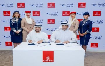 الكويتية و طيران الإمارات توسعان شراكتهما باتفاقية متبادلة للمشاركة بالرمز الكويتية و طيران الإمارات توسعان شراكتهما باتفاقية متبادلة للمشاركة بالرمز
