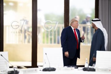 ترامب وبن زايد يبحثان هاتفيا تطورات الشرق الأوسط ترامب وبن زايد يبحثان هاتفيا تطورات الشرق الأوسط