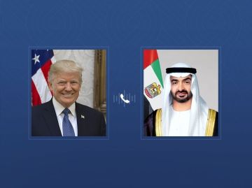 رئيس الدولة يتلقى اتصالا هاتفيا من الرئيس الأميركي رئيس الدولة يتلقى اتصالا هاتفيا من الرئيس الأميركي