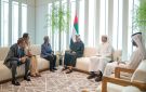 خالد بن محمد يلتقي رئيس مجلس إدارة شركة إي إم دي - ae