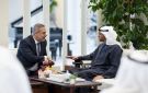 محمد بن زايد يبحث مع وزير الخارجية التركي سبل تعزيز التعاون