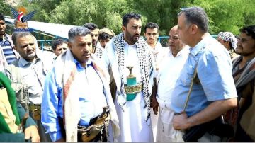 بادر والصوفي والشامي يطلعون على العمل بمشاريع خدمية في وشحة وكشر بحجة بادر والصوفي والشامي يطلعون على العمل بمشاريع خدمية في وشحة وكشر بحجة