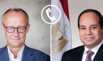الرئيس السيسي يتلقى اتصالا هاتفيا من المستشار الألماني الرئيس السيسي يتلقى اتصالا هاتفيا من المستشار الألماني