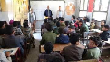 بدء الفصل الدراسي الثاني في مدارس ذمار بدء الفصل الدراسي الثاني في مدارس ذمار