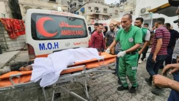 شهيدان في قصف صهيوني وسط مدينة غزة شهيدان في قصف صهيوني وسط مدينة غزة