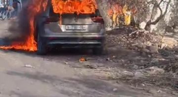 مستوطنون صهاينة يحرقون 3 مركبات وحفار لفلسطينيين شرق قلقيلية مستوطنون صهاينة يحرقون 3 مركبات وحفار لفلسطينيين شرق قلقيلية