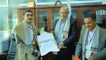 وزير التربية يلتقي رئيس جامعة البيضاء