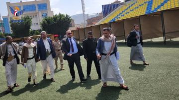 أمين العاصمة يطلع على تجهيزات مهرجان خيرات اليمن