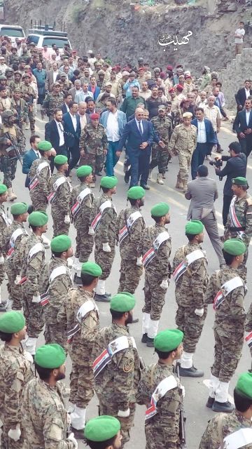 الآلاف من أبناء الضالع والجنوب يستقبلون الرئيس الزبيدي في نقيل الربض