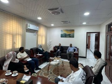 رئيسة الجهاز المركزي للإحصاء تبحث مع المفوضية السامية استئناف مسح النوايا للنازحين في محافظات تعز ومأرب والحديدة رئيسة الجهاز المركزي للإحصاء تبحث مع المفوضية السامية استئناف مسح النوايا للنازحين في محافظات تعز ومأرب والحديدة