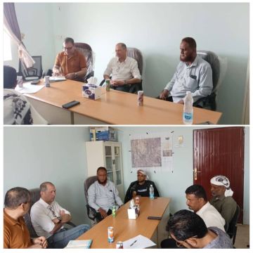 مديرعام مؤسسة المياه بالضالع يناقش مع رئيس قسم المياه والاسكان باللجنة الدولية للصليب الاحمر تدخلاتهم بقطاع المياه بالمحافظة مديرعام مؤسسة المياه بالضالع يناقش مع رئيس قسم المياه والاسكان باللجنة الدولية للصليب الاحمر تدخلاتهم بقطاع المياه بالمحافظة