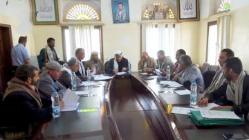 مناقشة سبل الحفاظ على الحوض المائي من الاستنزاف والحفر العشوائي في عمران