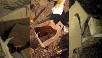 أهالي قرية بريف القنيطرة جنوبي سوريا يحرقون مساعدات إسرائيلية 