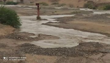 ري 5620 فدان بمياه السيول في دلتا تبن بلحج