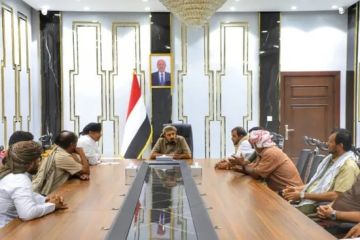 محافظ حضرموت يناقش أوضاع الصيادين في الريدة وقصيعر