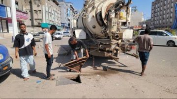 تدشين حملة لتنظيف شبكة الصرف الصحي في المنصورة تدشين حملة لتنظيف شبكة الصرف الصحي في المنصورة