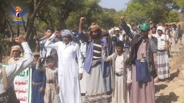 مسيرات في وضرة بمحافظة حجة وفاء لدماء الشهداء