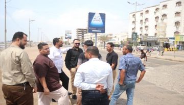 صندوق صيانة الطرق والجسور يسلم المؤسسة العامة للطرق مشروع ترميم طريق كورنيش المحافظ بعدن