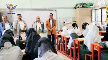 وكيل وزارة التربية لقطاع التعليم الأساسي يتفقد سير اختبارات النقل بإب