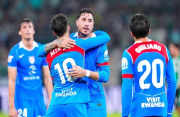 أتلتيكو مدريد يتغلب على ريال بيتيس ويصعد للمركز الرابع في ترتيب الليغا 