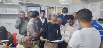 تفقد سير الخدمات الصحية في مستشفى الضحي الريفي بالحديدة