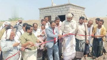 عطيفي يفتتح مشروع إعادة تأهيل ثلاثة آبار مياه في زبيد