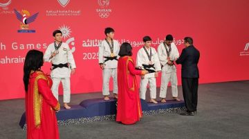 لاعب الجودو يونس يحرز ثاني ميدالية لليمن في دورة الألعاب الآسيوية للشباب لاعب الجودو يونس يحرز ثاني ميدالية لليمن في دورة الألعاب الآسيوية للشباب