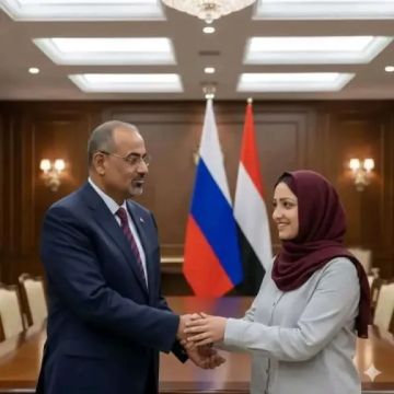 لقاء الزبيدي في موسكو مع ابنة المخلافي؟ صدمة الصورة المنتشرة   لقاء الزبيدي في موسكو مع ابنة المخلافي؟ صدمة الصورة المنتشرة