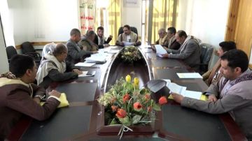 مناقشة مستوى تنفيذ المشاريع التنموية في خطة محافظة صنعاء مناقشة مستوى تنفيذ المشاريع التنموية في خطة محافظة صنعاء