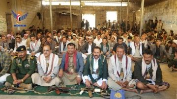 ذمار .. فعالية في مديرية المنار بالذكرى الثانية لعملية طوفان الأقصى 