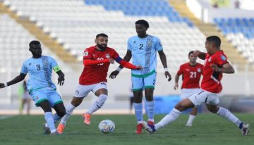 صلاح يقود مصر إلى نهائيات كأس العالم 2026 بالفوز على جيبوتي صلاح يقود مصر إلى نهائيات كأس العالم 2026 بالفوز على جيبوتي