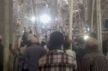 قتلى وجرحى في انهيار سقالة داخل كنيسة بإثيوبيا قتلى وجرحى في انهيار سقالة داخل كنيسة بإثيوبيا