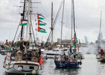 إسرائيل تعترض أسطول الصمود قبل وصوله سواحل غزة إسرائيل تعترض أسطول الصمود قبل وصوله سواحل غزة