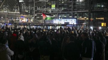 برلين.. مظاهرة للاحتجاج على اعتراض إسرائيل أسطول الصمود