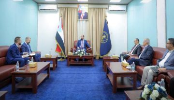 الأمين العام للمجلس الانتقالي يؤكد التزام الجنوب بالسلام خلال لقاء وفد المعهد الأوروبي